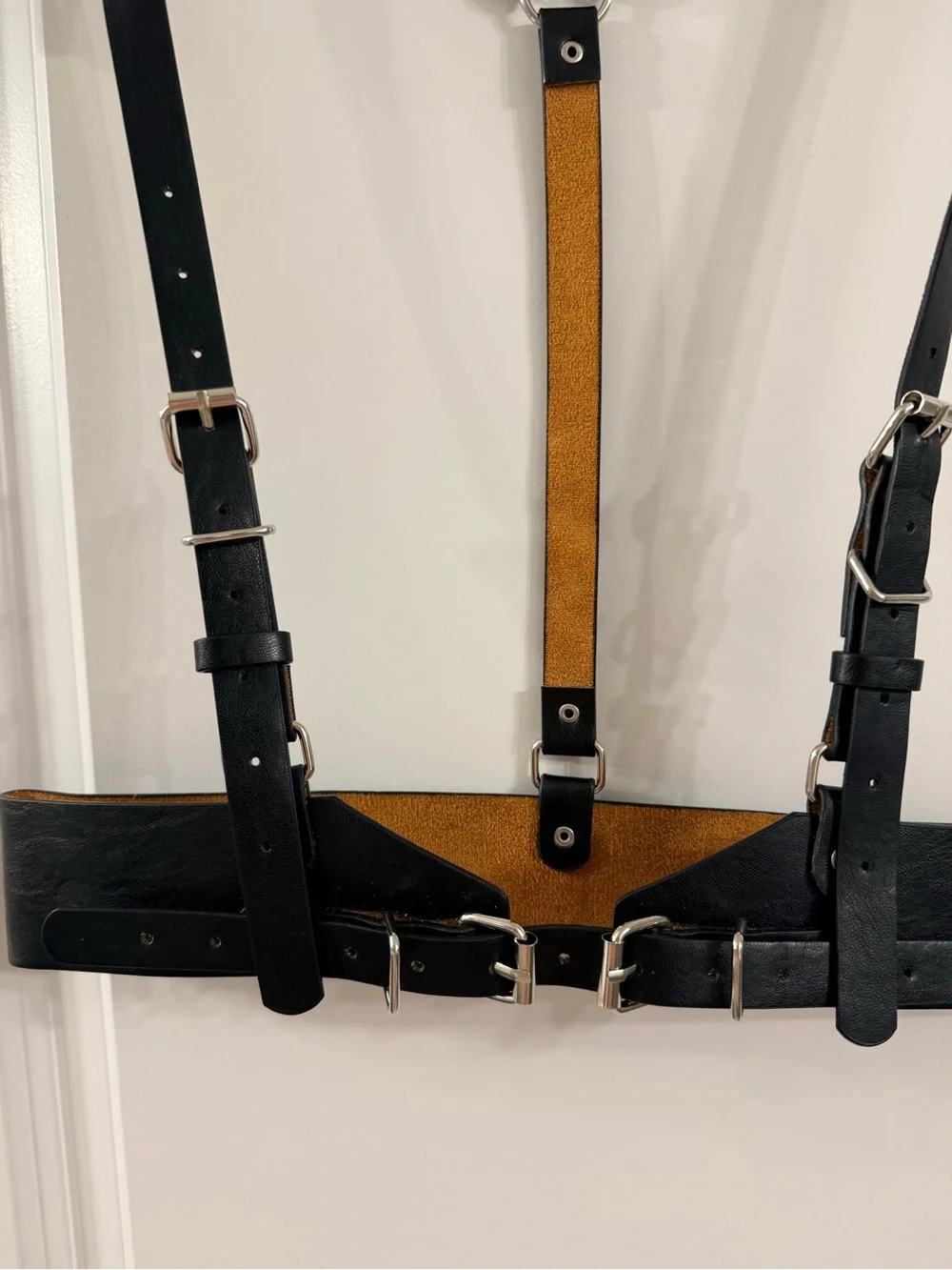 Midnight Hour Vegan Leather Harness- (MD-Xl)